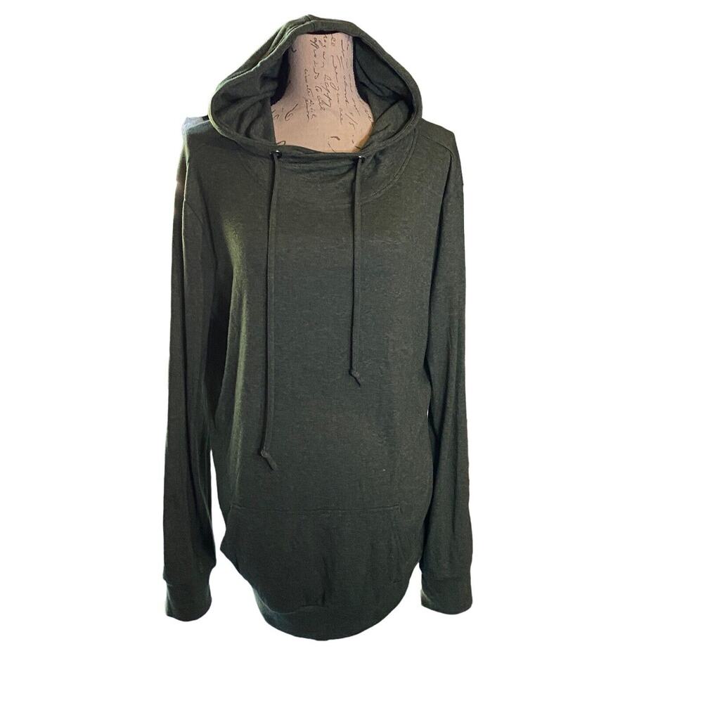 Gorpcore Bulotus Womens Hoodie 2XL Popover Cowl Neck Lightweight Knit Top